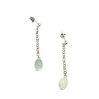 Sterling Silver Drop Earrings – Handcrafted Oval Design by Tg-Jewellery By Tamara Gervasio (women-s-oval-drop-earrings-sterling-silver-925)