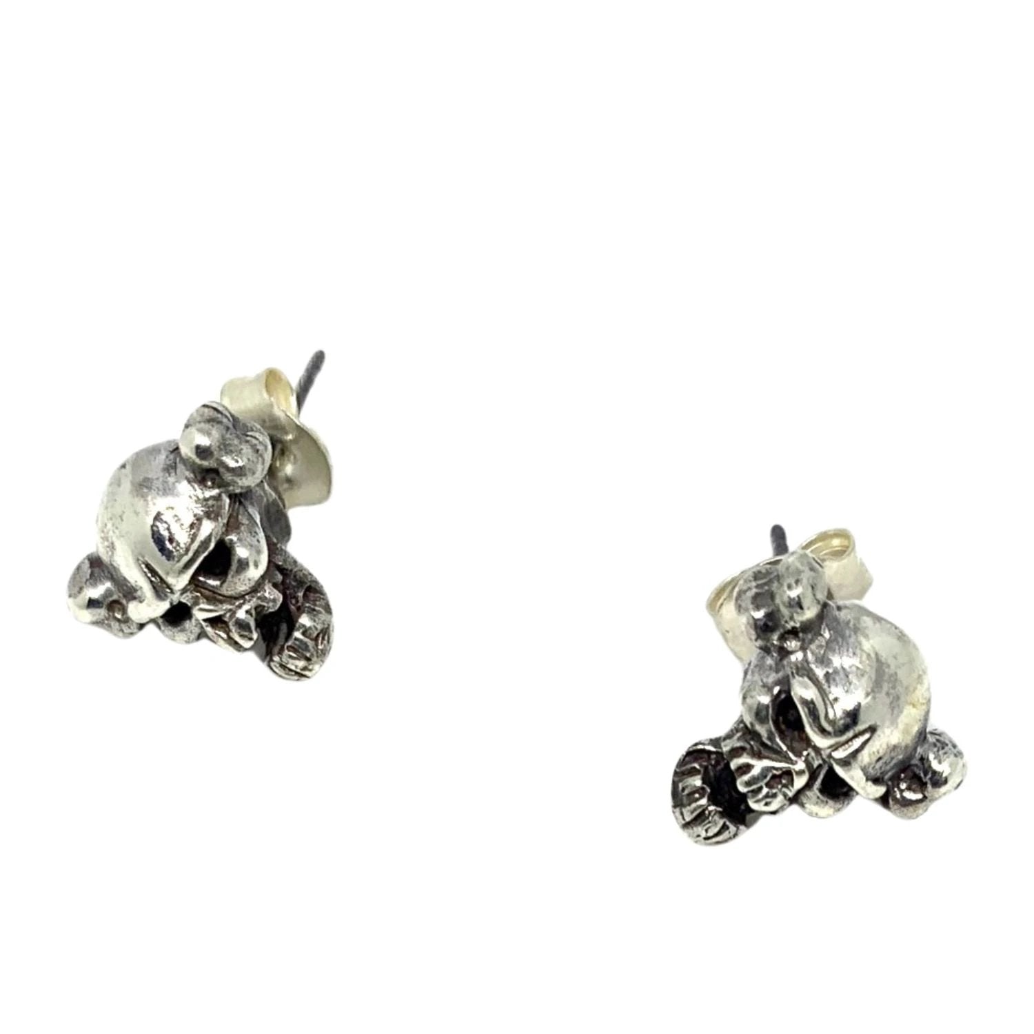Sterling Silver Skull Earrings – Handcrafted Gothic Studs by Tg-Jewellery By Tamara Gervasio (sterling-silver-skull-bone-stud-earrings-handcrafted-gothic-style)