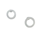 Sterling Silver Stud Earrings – Handmade Circular Design by Tg-Jewellery By Tamara Gervasio (handmade-circular-satin-stud-earrings-925-sterling-silver)