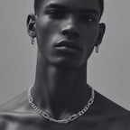 Men's Sterling Silver Necklace - Handcrafted Nautical Design by Tg-Jewellery By Tamara Gervasio (men-s-sterling-silver-nautical-knot-necklace-curb-chain-design)