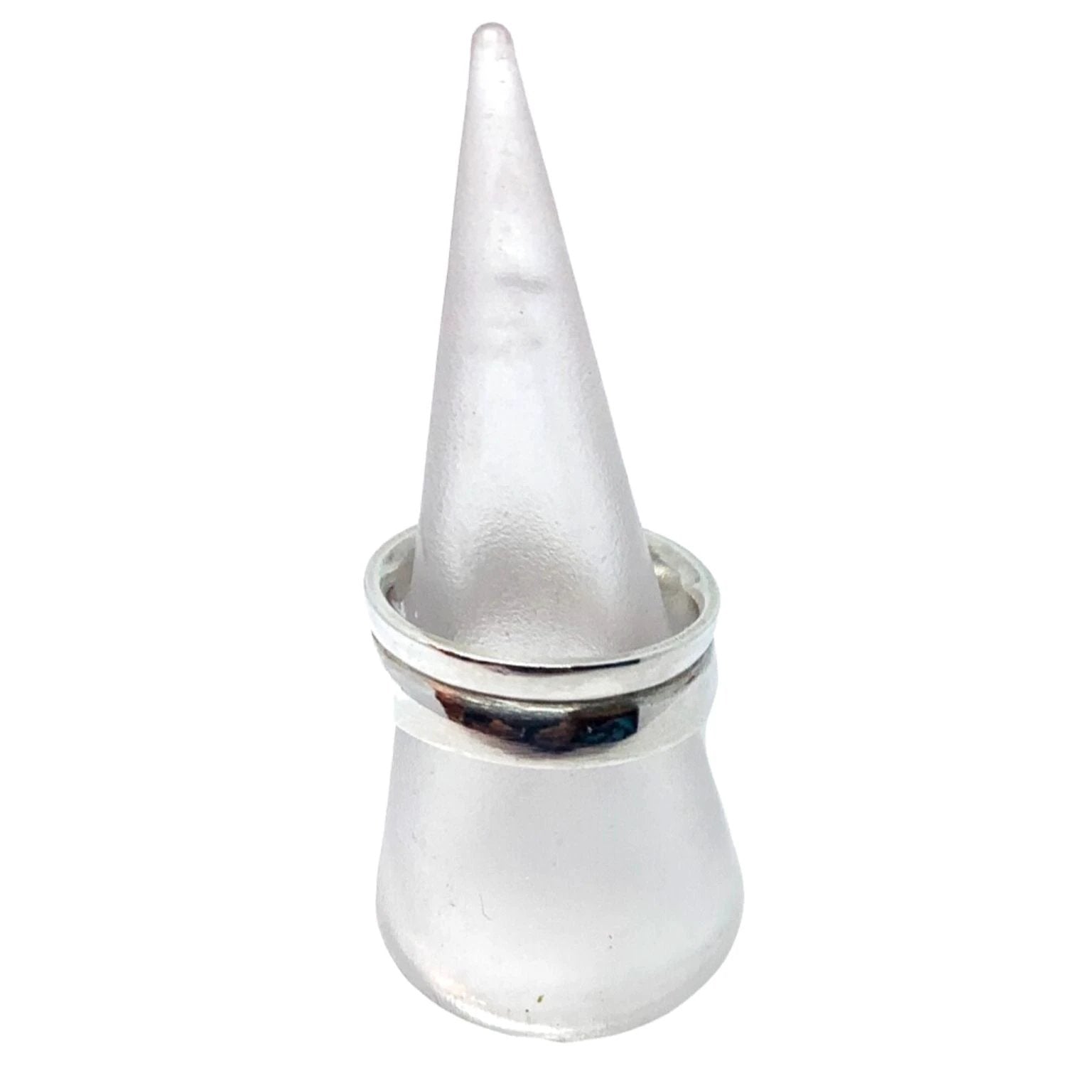Sterling Silver Band Ring – Handcrafted Wide Band Design by Tg-Jewellery By Tamara Gervasio (sterling-silver-curved-band-ring-handmade-lost-wax-carving-one-of-a-kind)