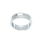 Sterling Silver Band Ring – Handcrafted Wide Band Design by Tg-Jewellery By Tamara Gervasio (sterling-silver-curved-band-ring-handmade-lost-wax-carving-one-of-a-kind)