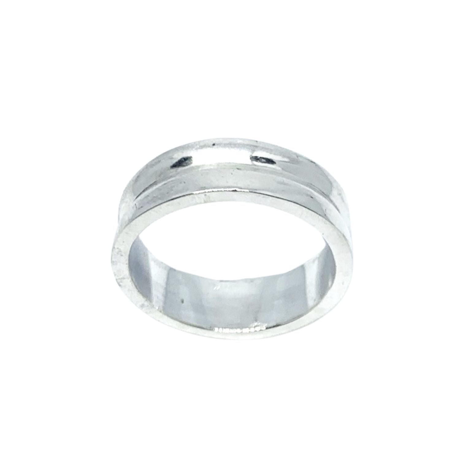 Sterling Silver Band Ring – Handcrafted Wide Band Design by Tg-Jewellery By Tamara Gervasio (sterling-silver-curved-band-ring-handmade-lost-wax-carving-one-of-a-kind)