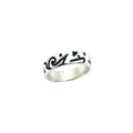 Incisioni Men’s Ring | Sterling Silver 925 with Black Enamel | One Of A Kind by Tg-Jewellery By Tamara Gervasio (incisioni-men-s-ring-sterling-silver-925-with-black-enamel-one-of-a-kind)