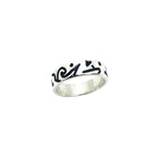 Incisioni Men’s Ring | Sterling Silver 925 with Black Enamel | One Of A Kind by Tg-Jewellery By Tamara Gervasio (incisioni-men-s-ring-sterling-silver-925-with-black-enamel-one-of-a-kind)