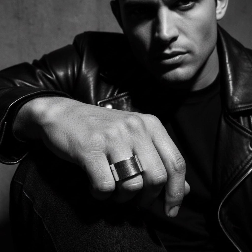 Sterling Silver Stackable Ring – Two Looks in One Design by Tg-Jewellery By Tamara Gervasio (sterling-silver-unisex-puzzle-stackable-ring-versatile-modern-design)