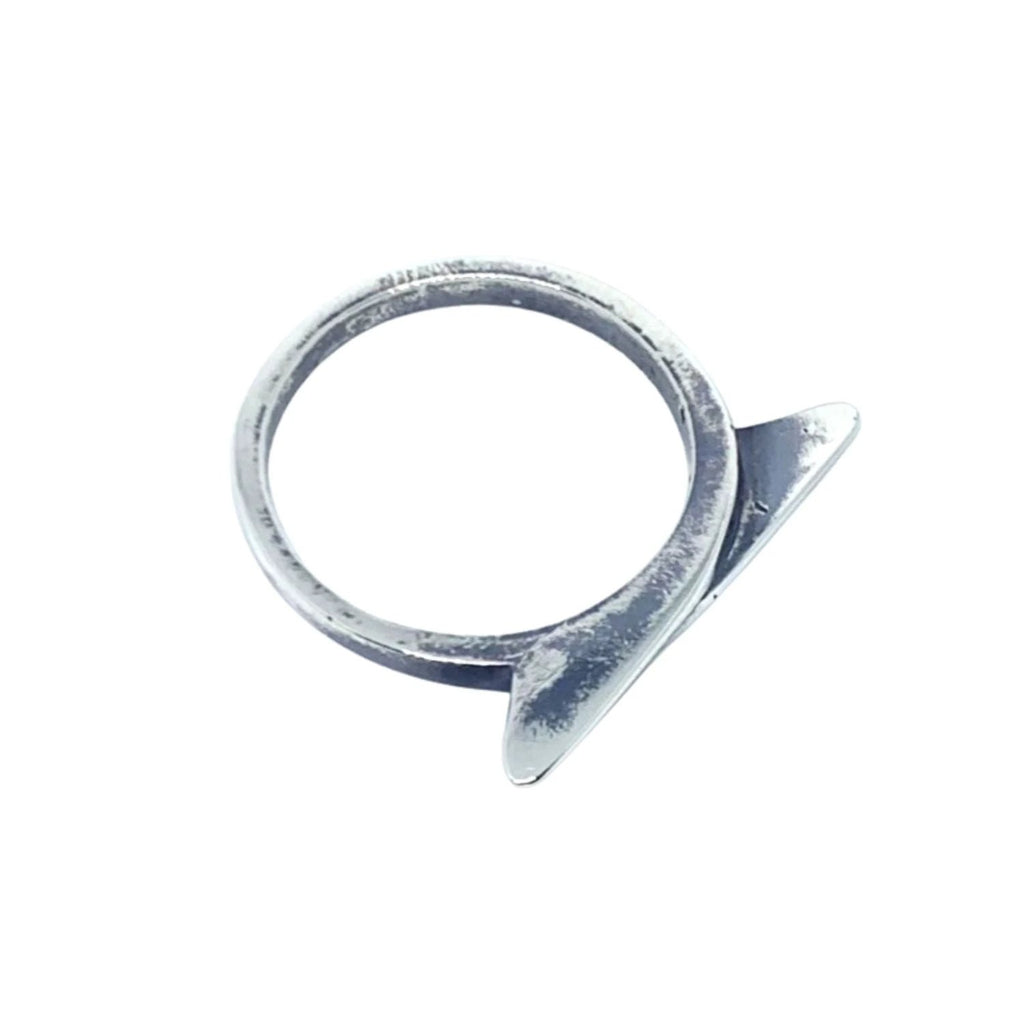 Sterling Silver Statement Ring – Transforms Into Two Unique Styles by Tg-Jewellery By Tamara Gervasio (one-of-a-kind-sterling-silver-two-way-ring-spike-band-statement-design)