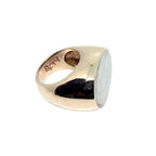 Cocktail Ring – One-of-a-Kind Bronze Statement Piece by Tg-Jewellery By Tamara Gervasio (one-of-a-kind-cocktail-ring-with-mother-of-pearl-ceramic-enamel-bronze-one-of-a-kind)