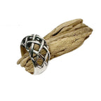 Sterling Silver Statement Ring – Woven Dome Design by Tg-Jewellery By Tamara Gervasio (woven-dome-ring-sterling-silver-925-statement-ring)