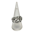 Sterling Silver Statement Ring – Woven Dome Design by Tg-Jewellery By Tamara Gervasio (woven-dome-ring-sterling-silver-925-statement-ring)