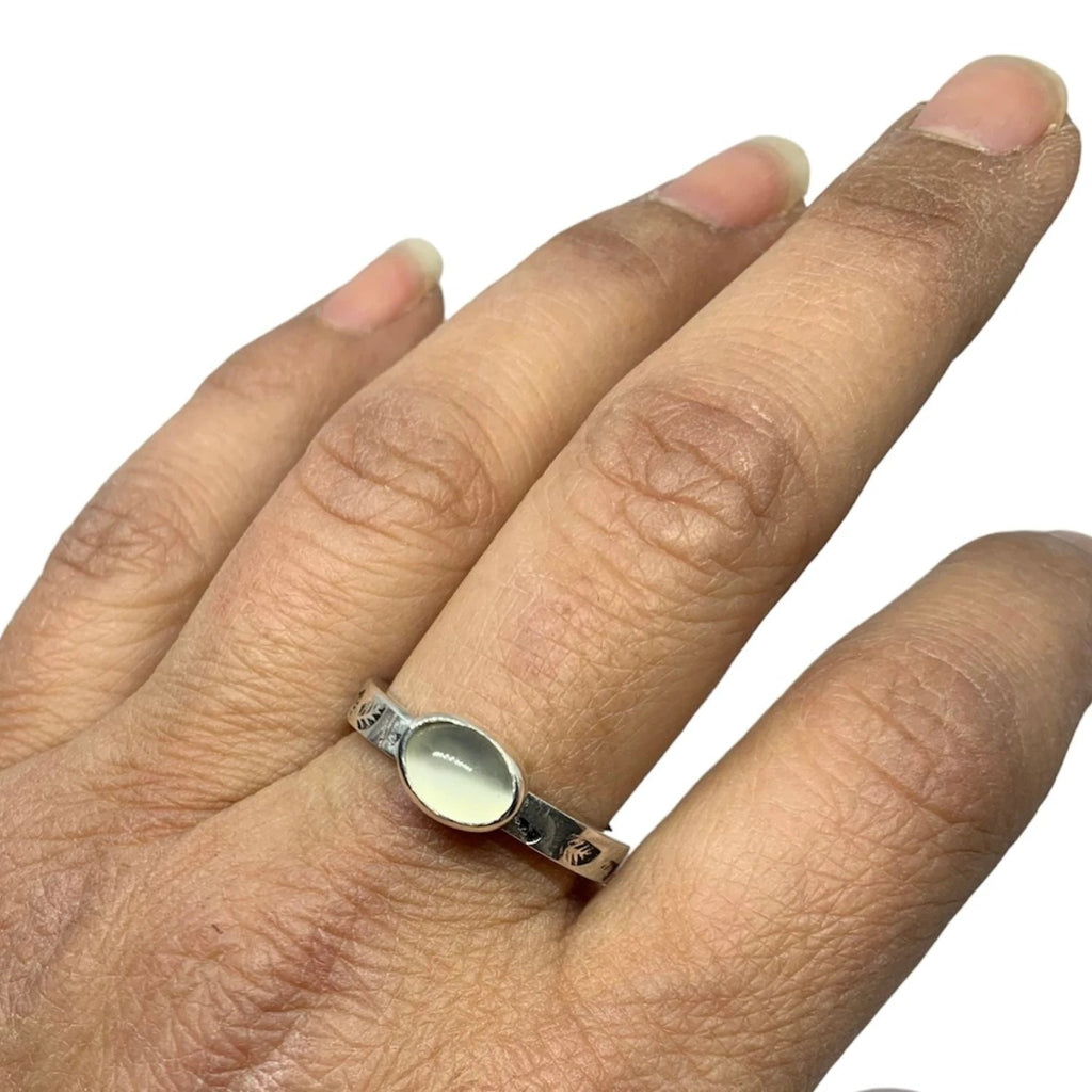 Moonstone Ring - Handcrafted Cat's Eye in Recycled Sterling Silver by Tg-Jewellery By Tamara Gervasio (cat-s-eye-moonstone-ring-in-recycled-sterling-silver)