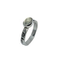 Moonstone Ring - Handcrafted Cat's Eye in Recycled Sterling Silver by Tg-Jewellery By Tamara Gervasio (cat-s-eye-moonstone-ring-in-recycled-sterling-silver)