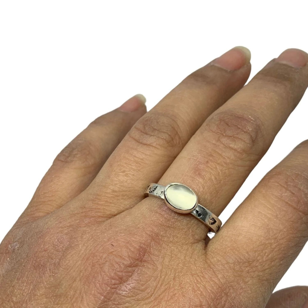 Moonstone Ring - Handcrafted Cat's Eye in Recycled Sterling Silver by Tg-Jewellery By Tamara Gervasio (cat-s-eye-moonstone-ring-in-recycled-sterling-silver)