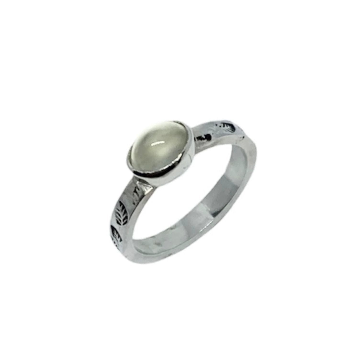 Moonstone Ring - Handcrafted Cat's Eye in Recycled Sterling Silver by Tg-Jewellery By Tamara Gervasio (cat-s-eye-moonstone-ring-in-recycled-sterling-silver)
