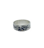 Sterling Silver Wave Ring - Handcrafted Surfer Band by Tg-Jewellery By Tamara Gervasio (one-of-a-kind-surfer-ring-handcrafted-sterling-silver-wave-band)