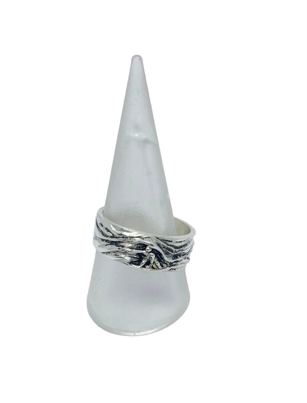 Sterling Silver Wave Ring - Handcrafted Surfer Band by Tg-Jewellery By Tamara Gervasio (one-of-a-kind-surfer-ring-handcrafted-sterling-silver-wave-band)
