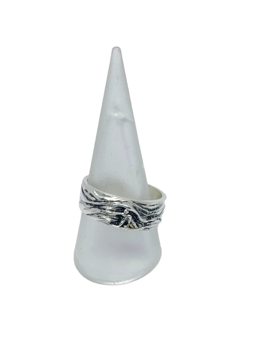 Sterling Silver Wave Ring - Handcrafted Surfer Band by Tg-Jewellery By Tamara Gervasio (one-of-a-kind-surfer-ring-handcrafted-sterling-silver-wave-band)
