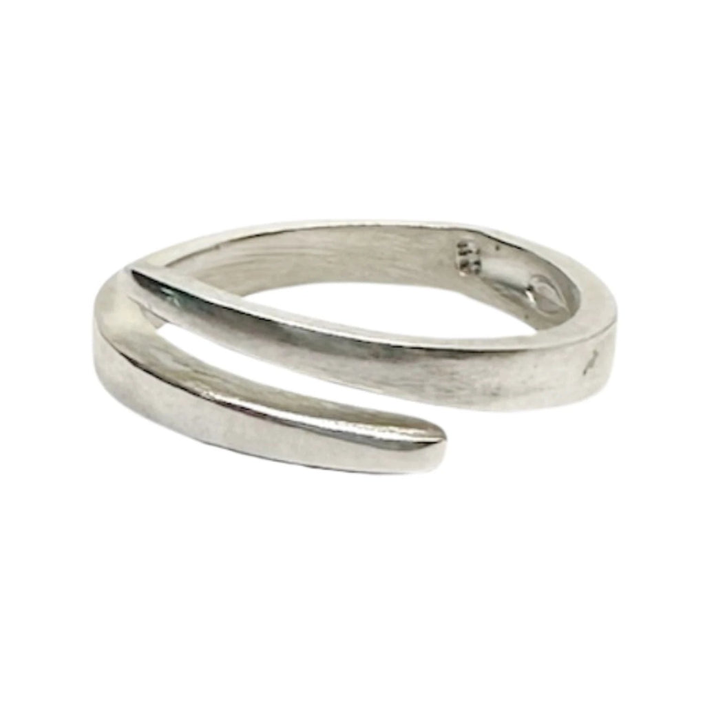 Sterling Silver Ring – Minimalist Open Band Design by Tg-Jewellery By Tamara Gervasio (handmade-sterling-silver-open-band-ring-minimalist-lost-wax-design)