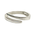 Sterling Silver Ring – Minimalist Open Band Design by Tg-Jewellery By Tamara Gervasio (handmade-sterling-silver-open-band-ring-minimalist-lost-wax-design)