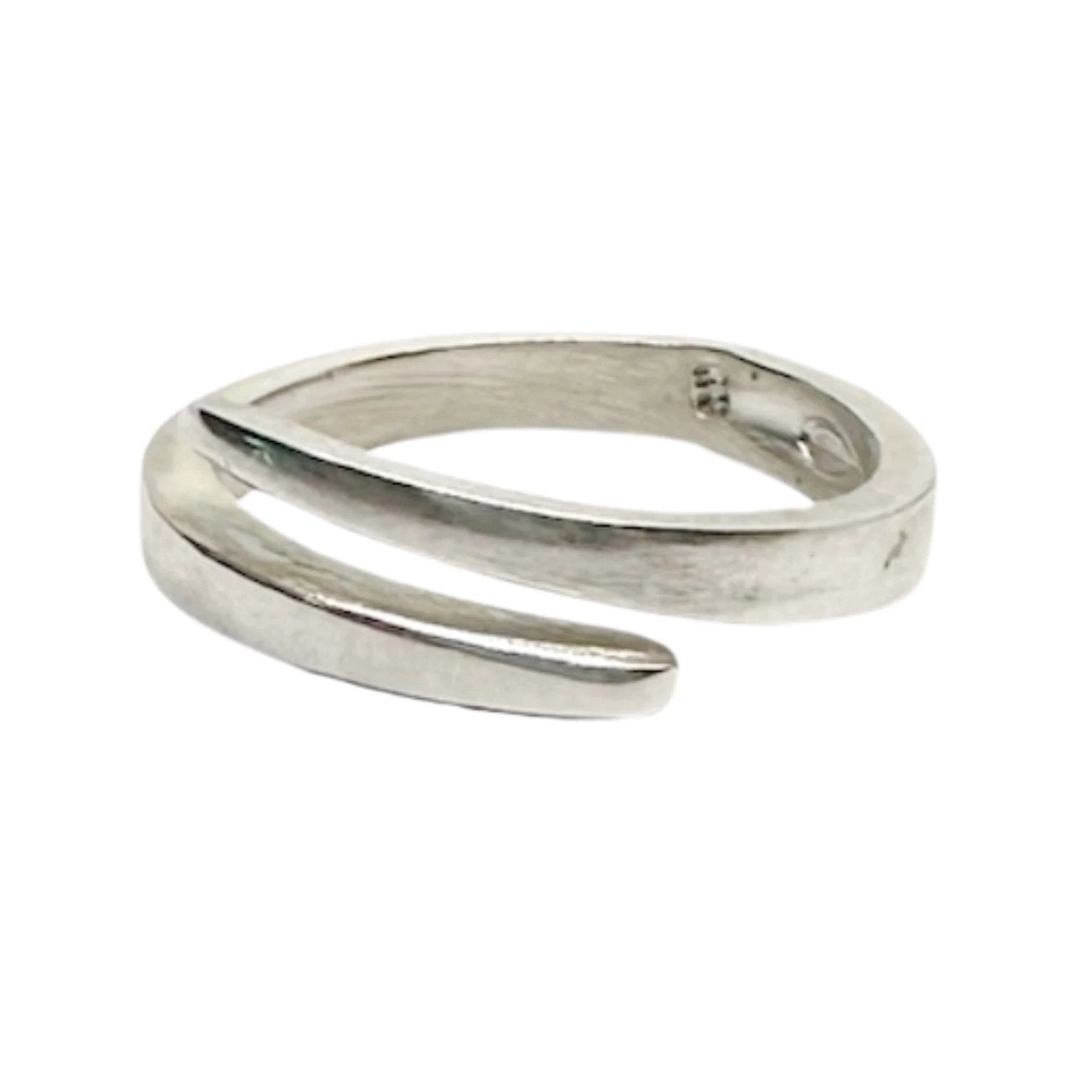 Sterling Silver Ring – Minimalist Open Band Design by Tg-Jewellery By Tamara Gervasio (handmade-sterling-silver-open-band-ring-minimalist-lost-wax-design)