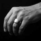 Mens Sterling Silver Ring – Handmade Chain & Plate Design by Tg-Jewellery By Tamara Gervasio (men-s-chain-plate-ring-sterling-silver-925-handmade)