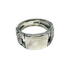 Mens Sterling Silver Ring – Handmade Chain & Plate Design by Tg-Jewellery By Tamara Gervasio (men-s-chain-plate-ring-sterling-silver-925-handmade)