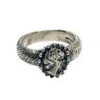 Cameo Ring – Handcrafted Sterling Silver Statement Piece by Tg-Jewellery By Tamara Gervasio (cameo-muse-ring-handcrafted-sterling-silver-one-of-a-kind)