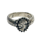 Cameo Ring – Handcrafted Sterling Silver Statement Piece by Tg-Jewellery By Tamara Gervasio (cameo-muse-ring-handcrafted-sterling-silver-one-of-a-kind)