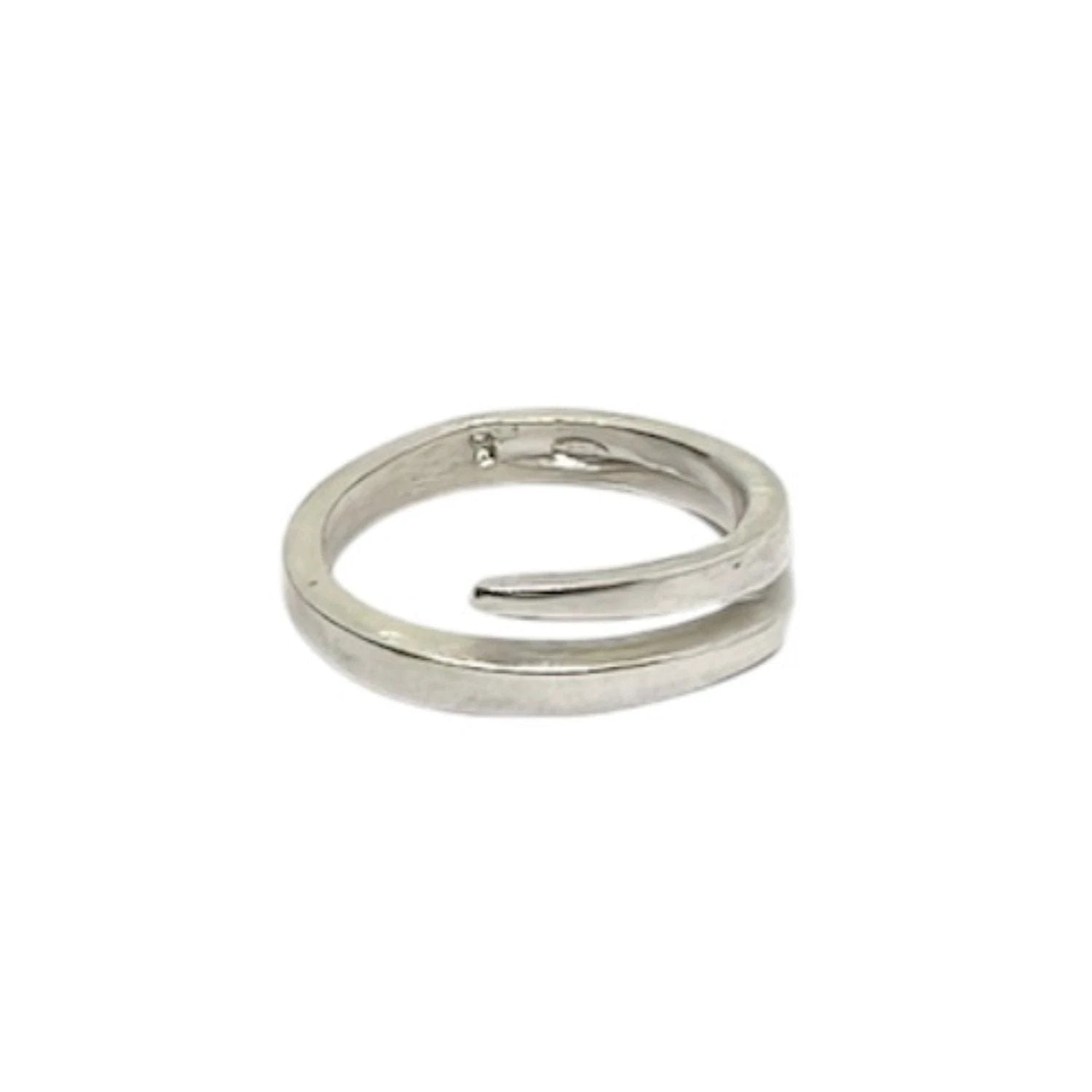 Sterling Silver Ring – Minimalist Open Band Design by Tg-Jewellery By Tamara Gervasio (handmade-sterling-silver-open-band-ring-minimalist-lost-wax-design)