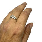Sterling Silver Ring – Minimalist Open Band Design by Tg-Jewellery By Tamara Gervasio (handmade-sterling-silver-open-band-ring-minimalist-lost-wax-design)