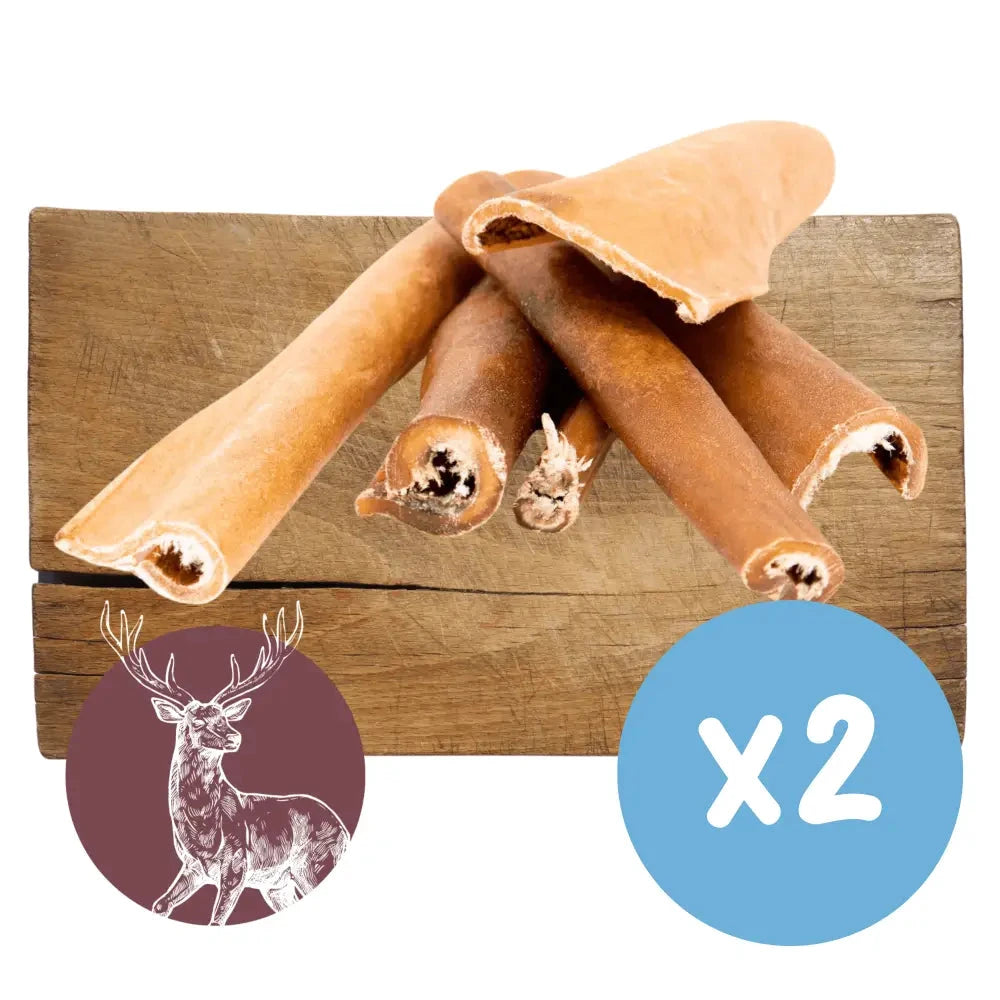 Venison Skin Dog Treats Natural Chews | The Pets Larder by The Pets Larder (venison-skin-natural-meat-chew-for-dogs)