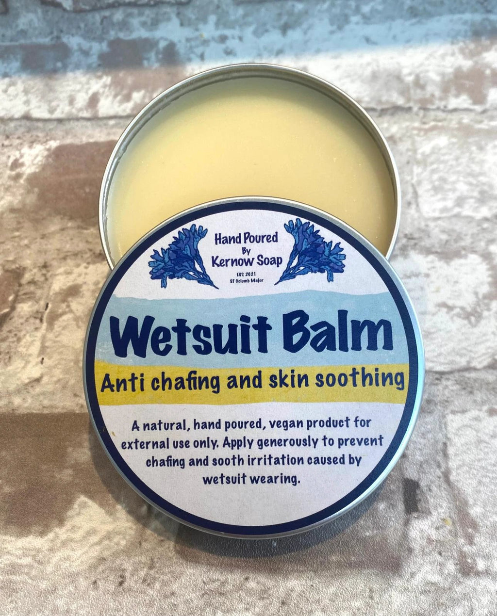 Wetsuit Balm – Soothes & Protects Surfers' Skin by Kernow Soap (wetsuit-balm)