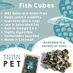 White Fish Cubes For Dogs
