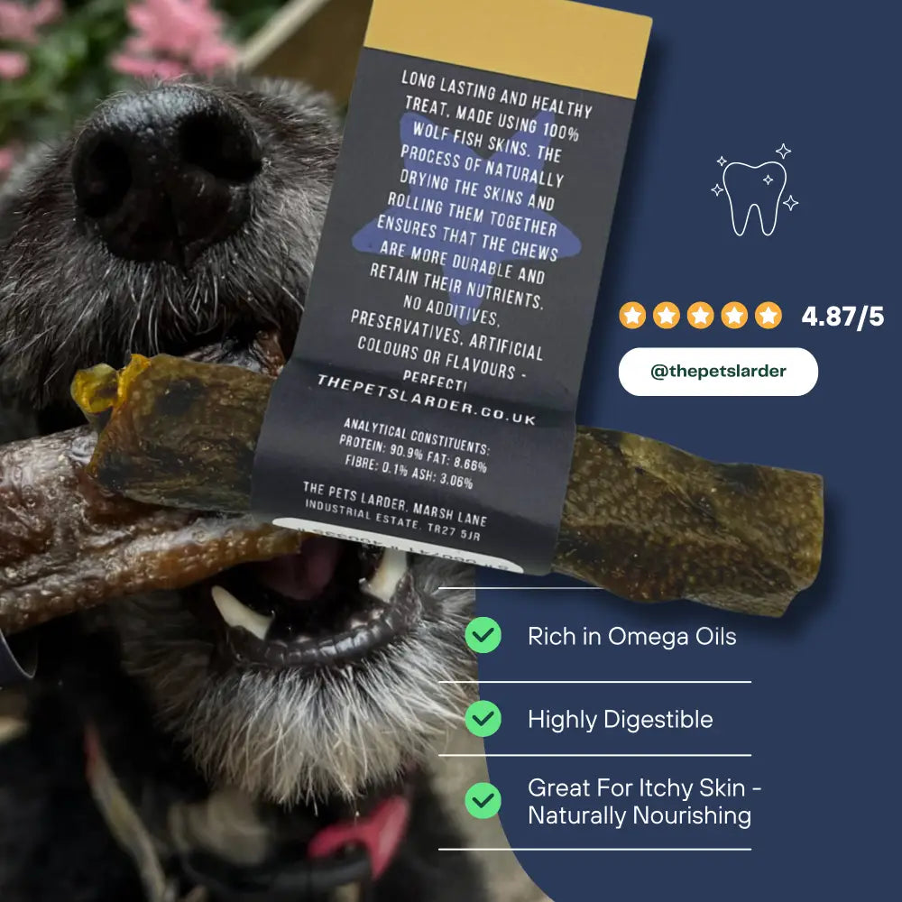 Wolf Fish Stick Chew Large Chew For Dogs