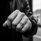 Sterling Silver Wave Ring - Handcrafted Surfer Band by Tg-Jewellery By Tamara Gervasio (one-of-a-kind-surfer-ring-handcrafted-sterling-silver-wave-band)